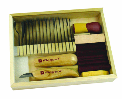 Flexcut Woodcarving Starter Set SK108 ChippingAway