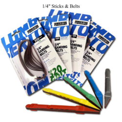 Sanding Sticks and Belts 1/4"