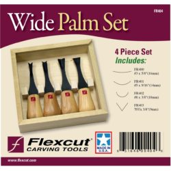 Wood Carving Wide Format Palm Set FR404