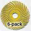 3M Radial Bristle Discs 2 inch Diameter 80grit