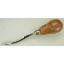 Two Cherries Curved Shank Palm Tool #10 Sweep