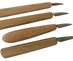 Oak Handle Carving Knives