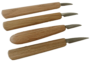 Oak Handle Carving Knives