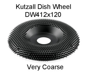 Kutzall Dish Carving Wheel VERY COARSE