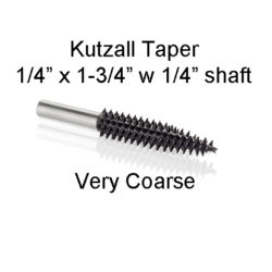 Kutzall Carving Taper Bur 1 1/4 x 1 3/4 head