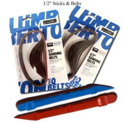 1/2" Sanding Sticks and Belts